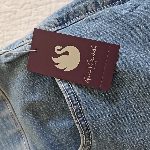 GLORIA VANDRBILT WOMENS CROP JEANS SIZE 24W SKIMMER YOGA STRETCH NEW WITH TAGS - Picture 7 of 17